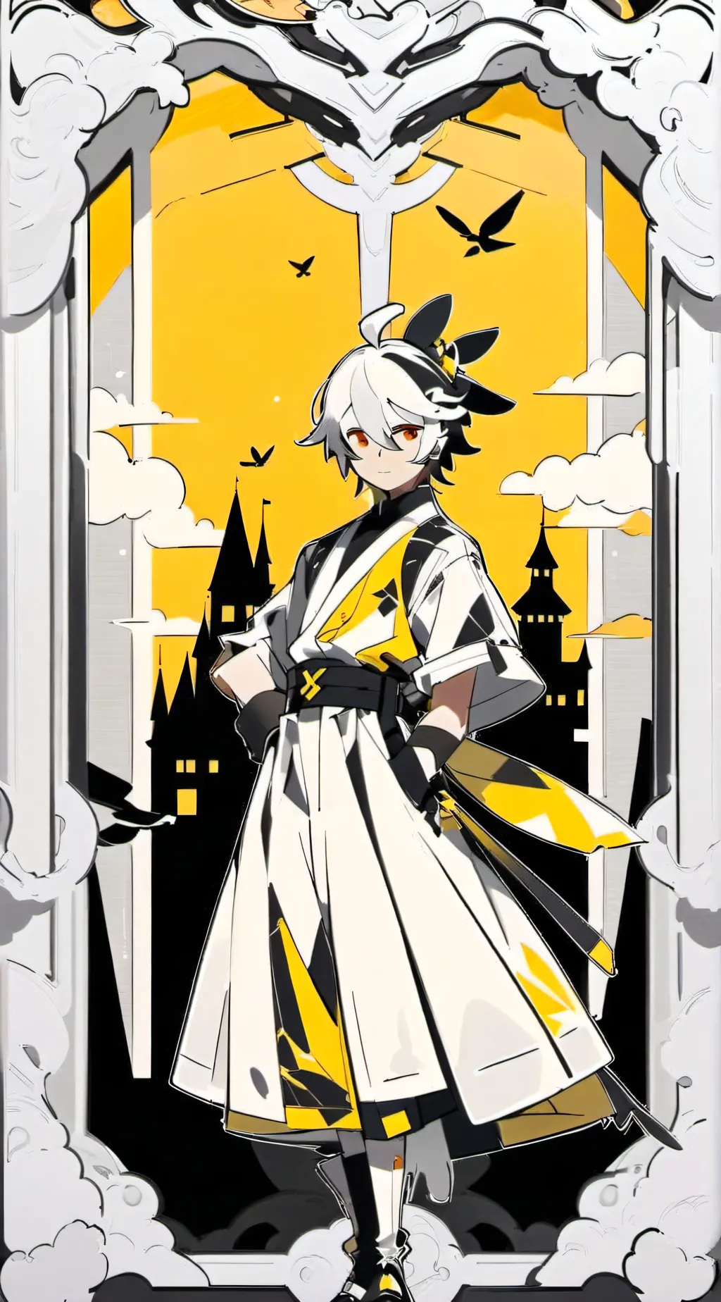 ai character: Benny and fam fpe background