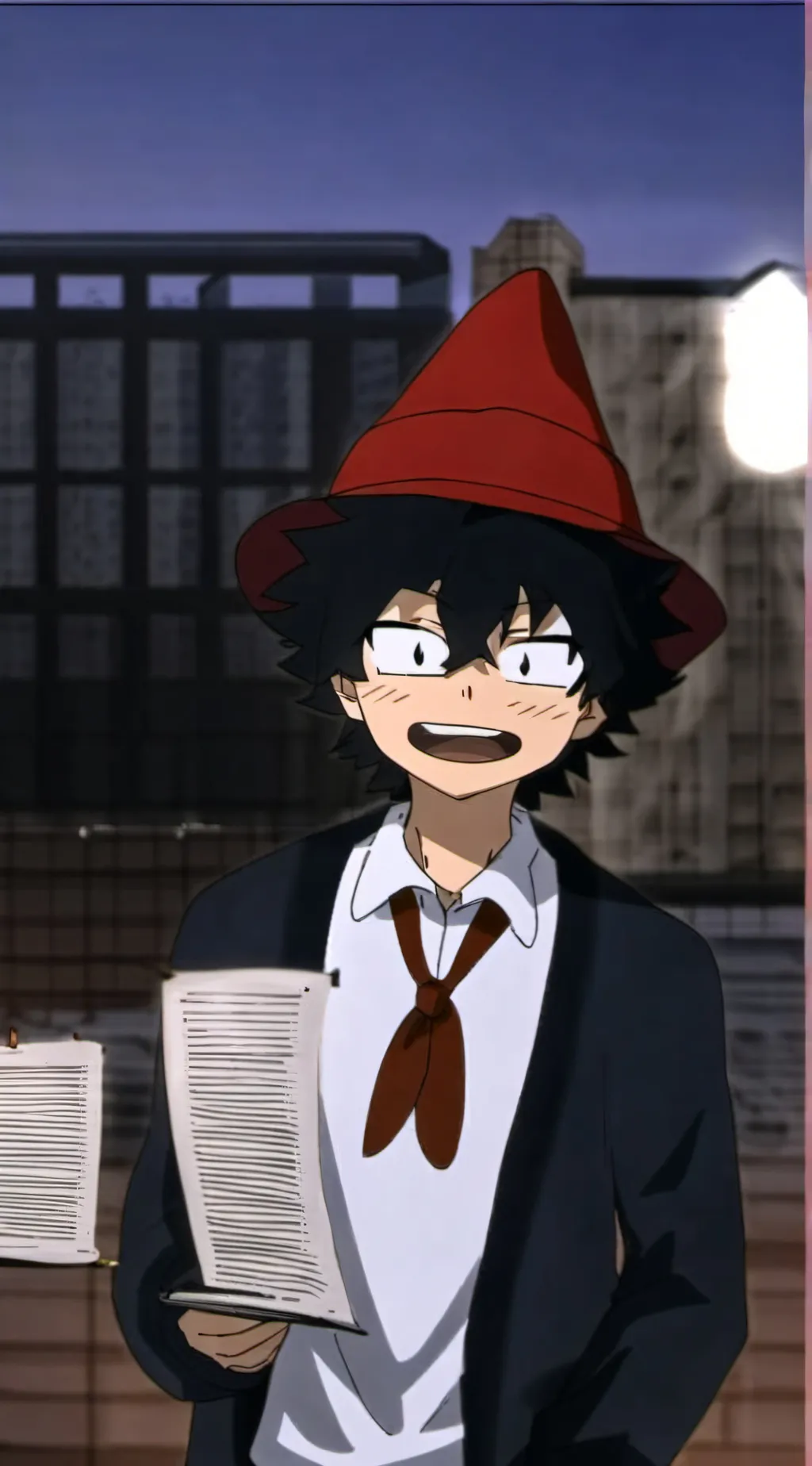 ai character: Baby shigaraki  background