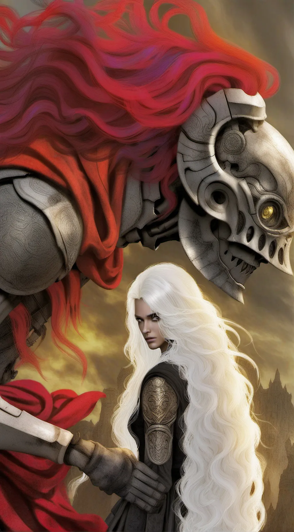 ai character: trybolt and maya background