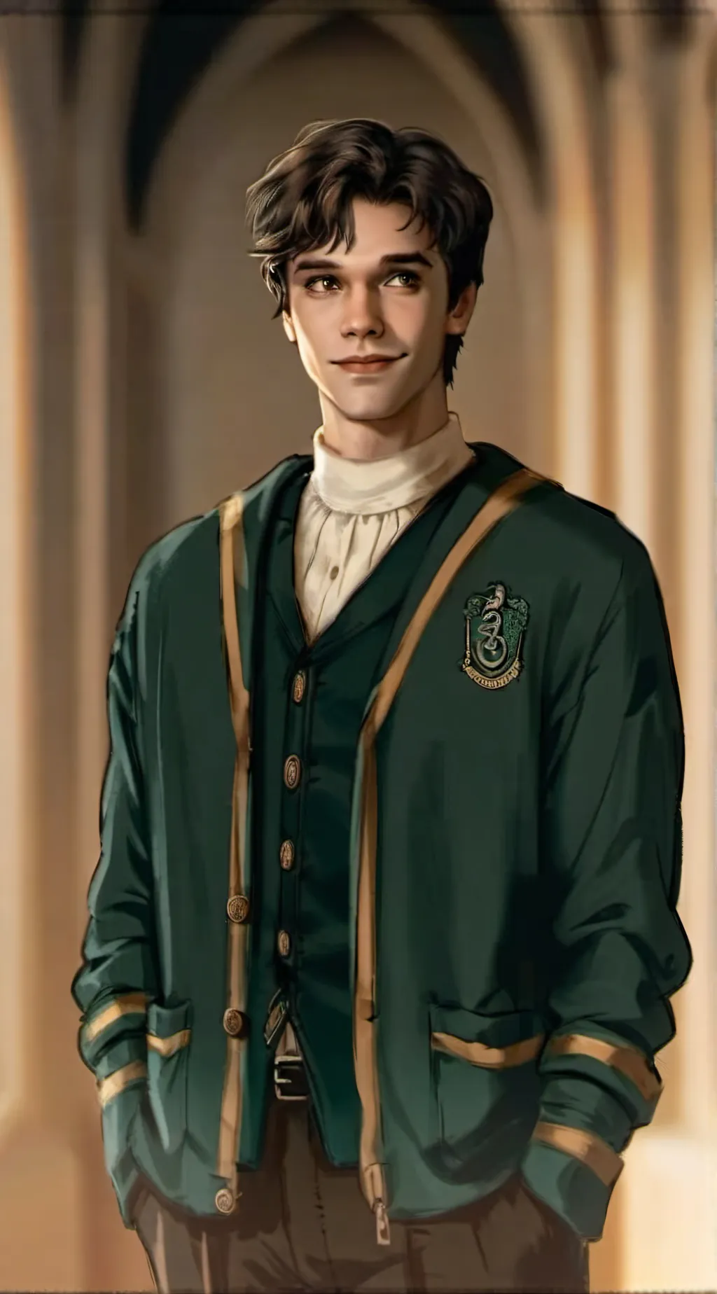 ai character: Mattheo Riddle background