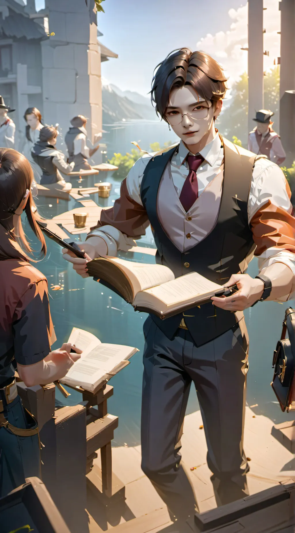 ai character: high school background