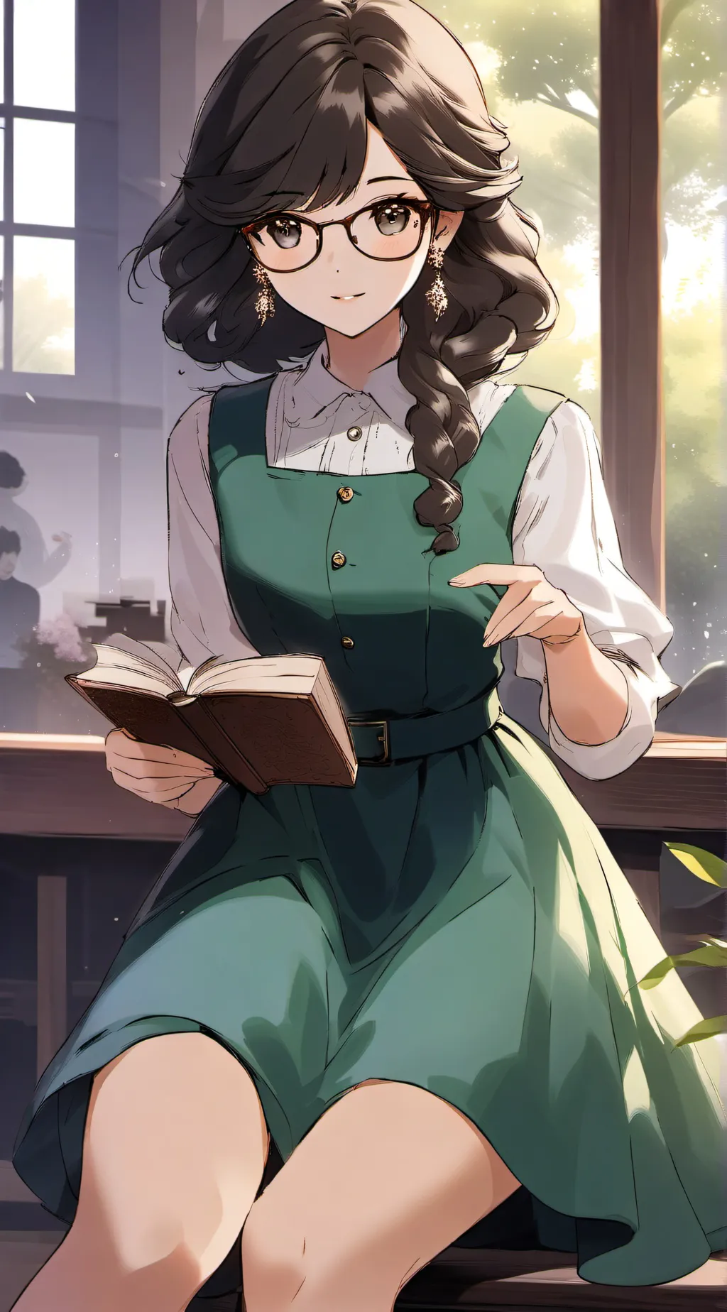 ai character: kim background