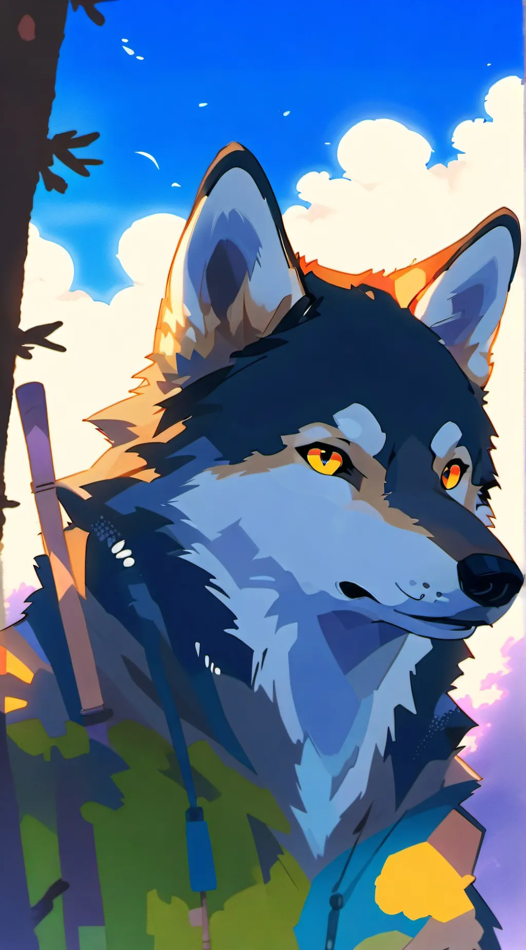 ai character: maxy  background