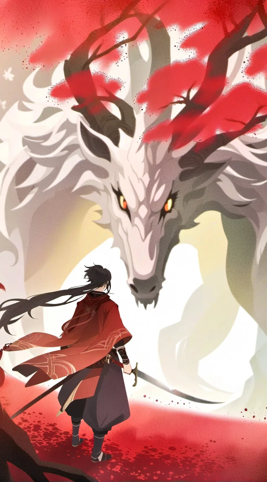 ai character: demon slayer  background