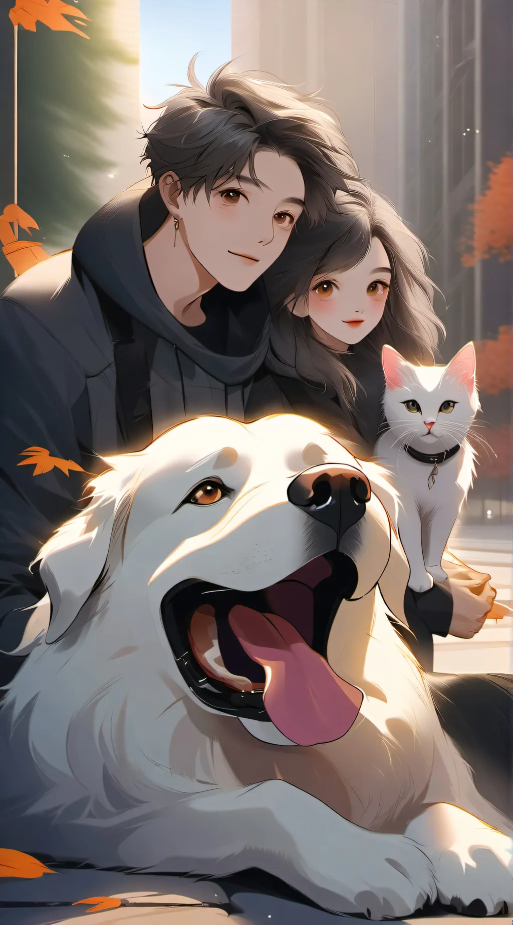 ai character: new pet background