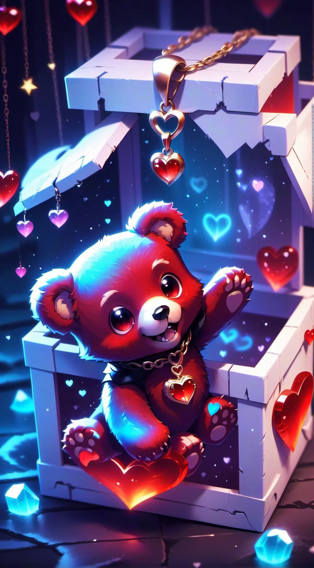 ai character: bobby bearhug cub background