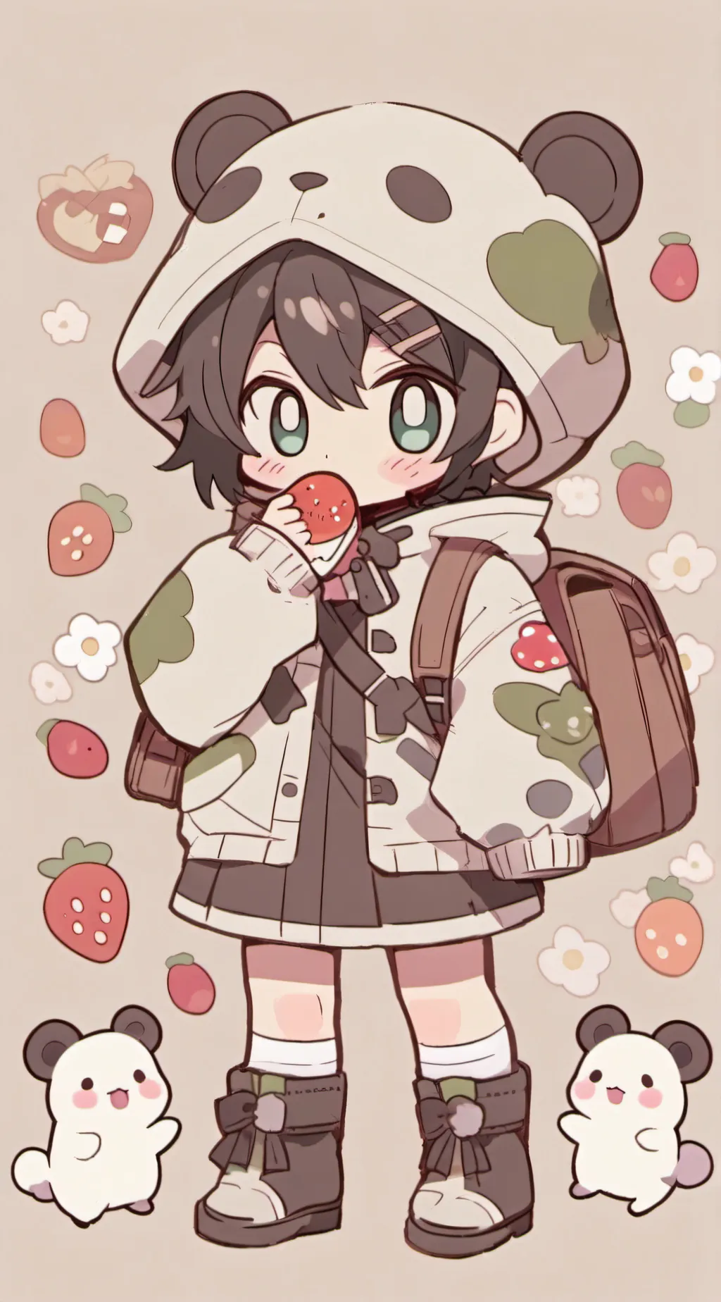 ai character: MHA field trip background