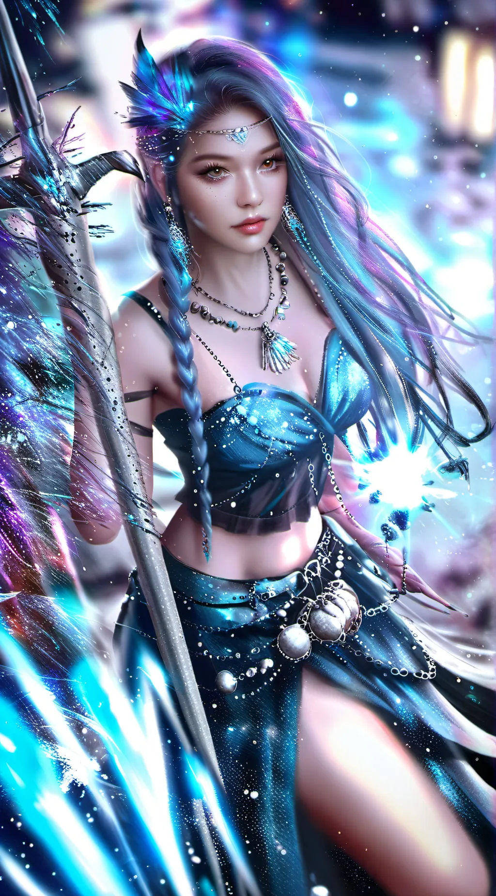 ai character: inosent girl background