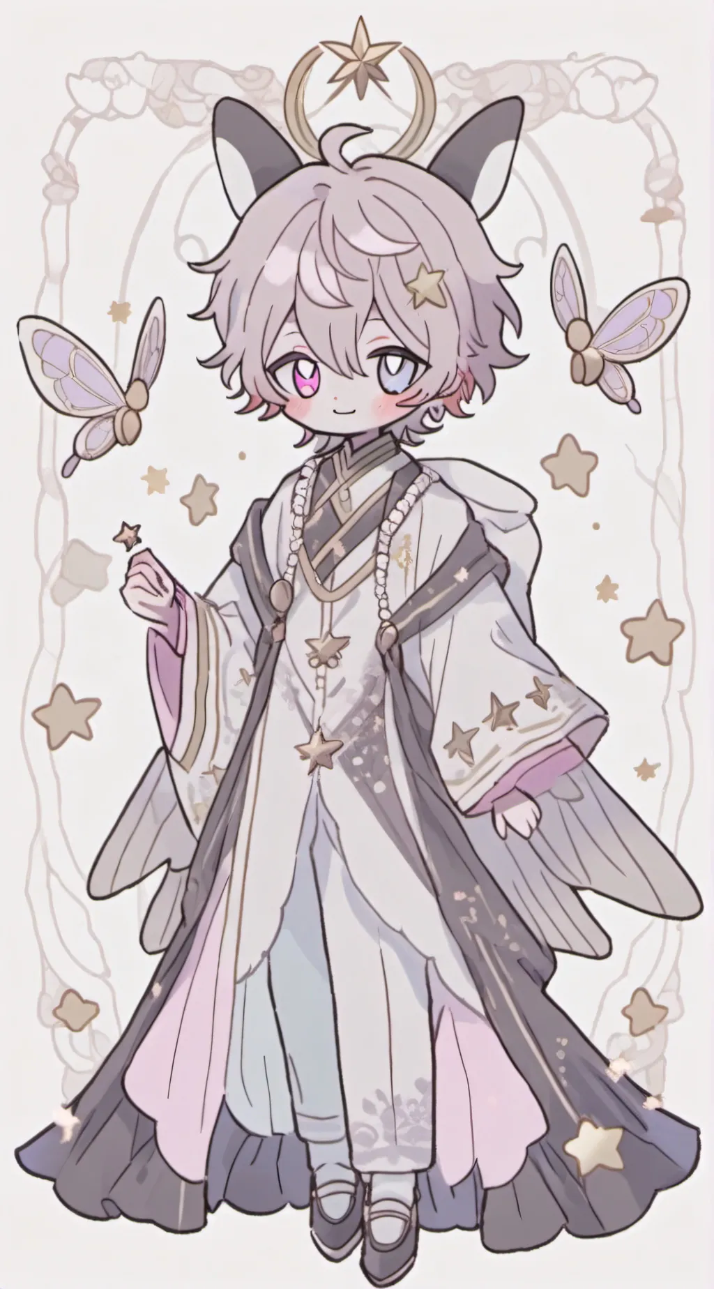 ai character: Gem background