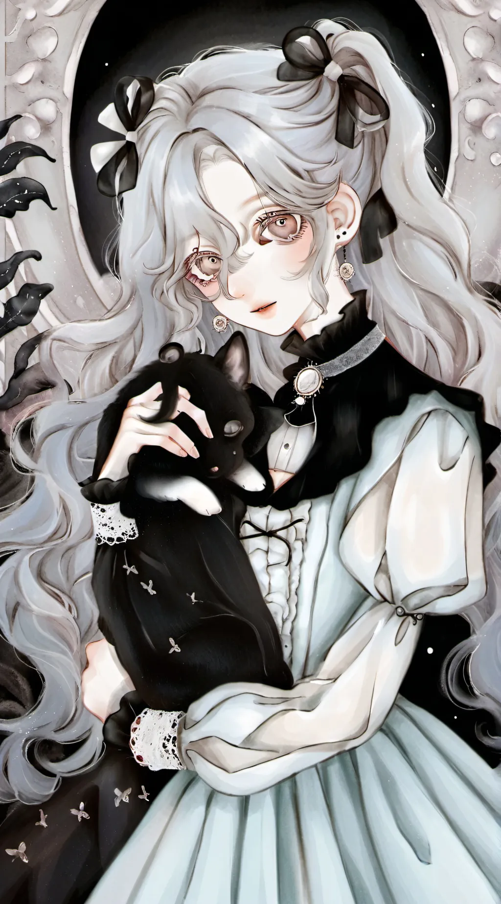 ai character: x virus and toby background