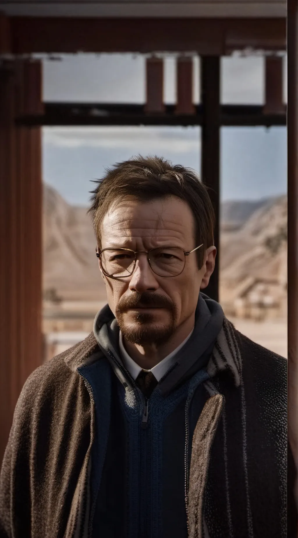 ai character: walter white background