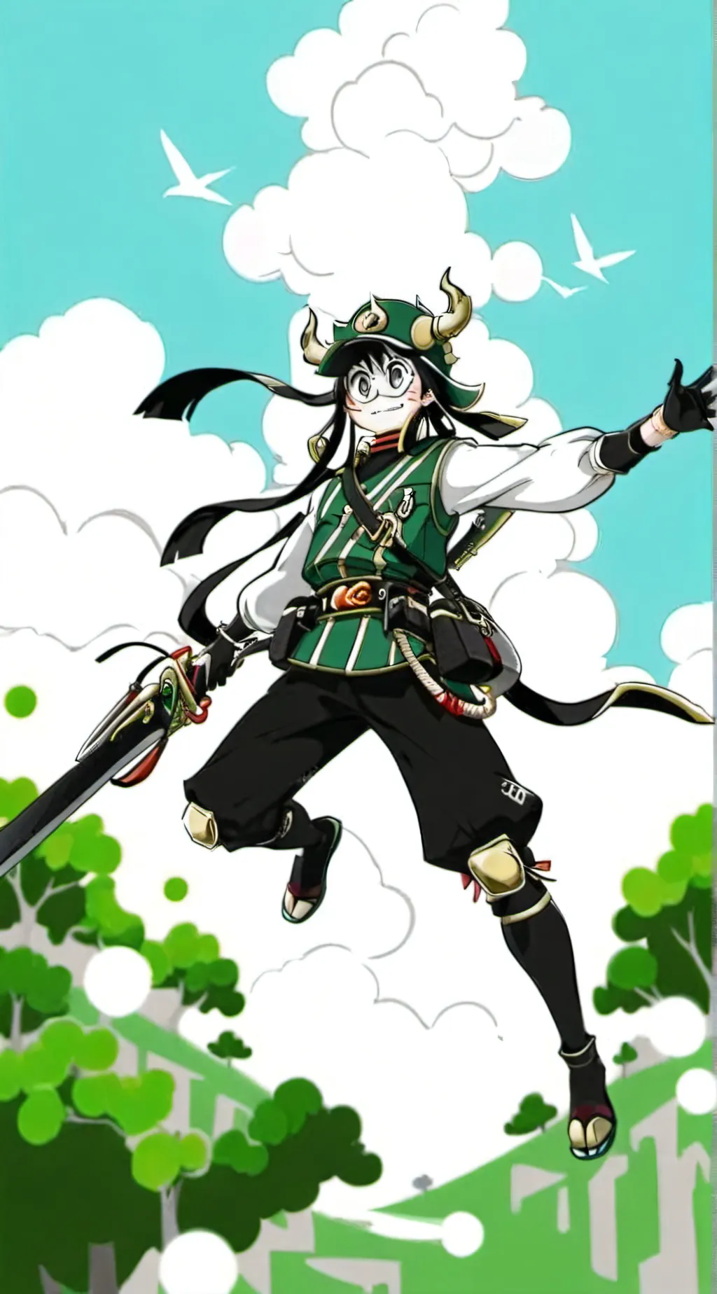 ai character: Pro Tsuyu! background