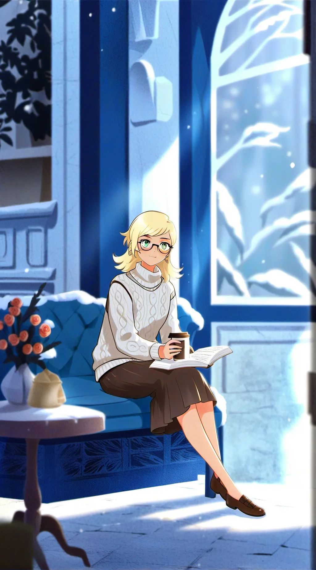 ai character: Kokoro background