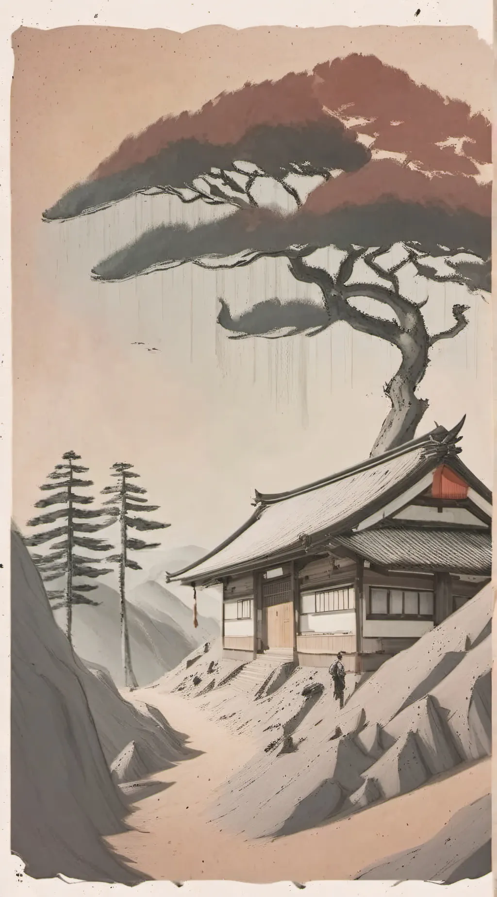 ai character: butterfly estate  background