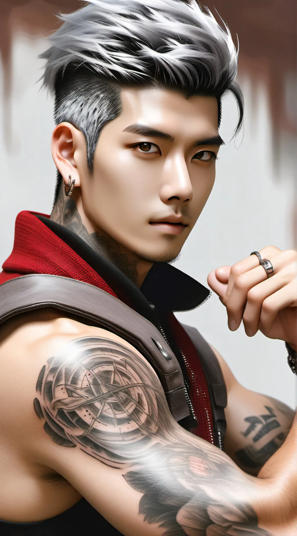 ai character: Joey  background