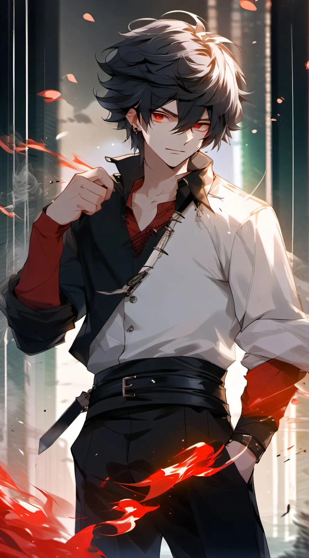 ai character: 🔥Aaron🔥 background
