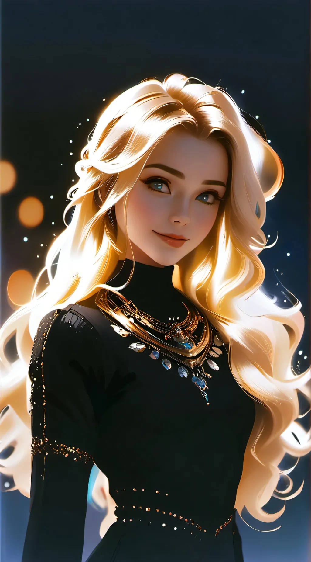 ai character: Sunny background