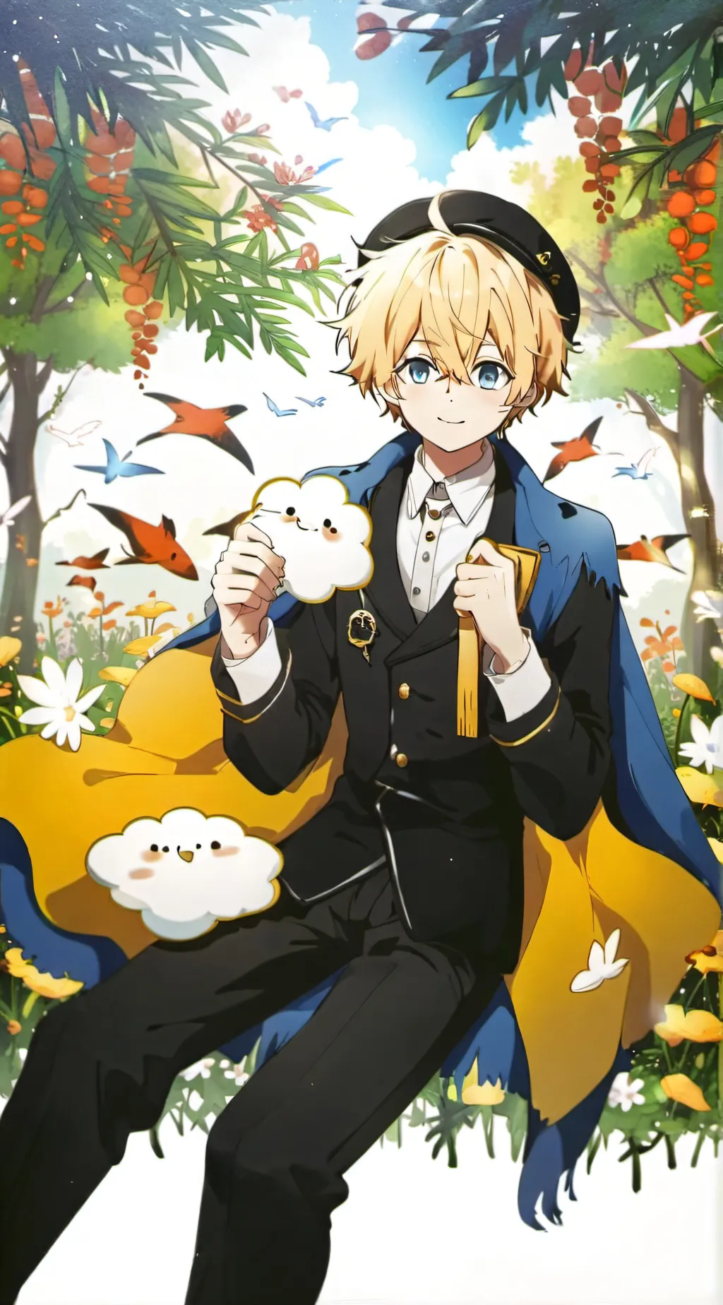 ai character: SAMMY 🧡 background