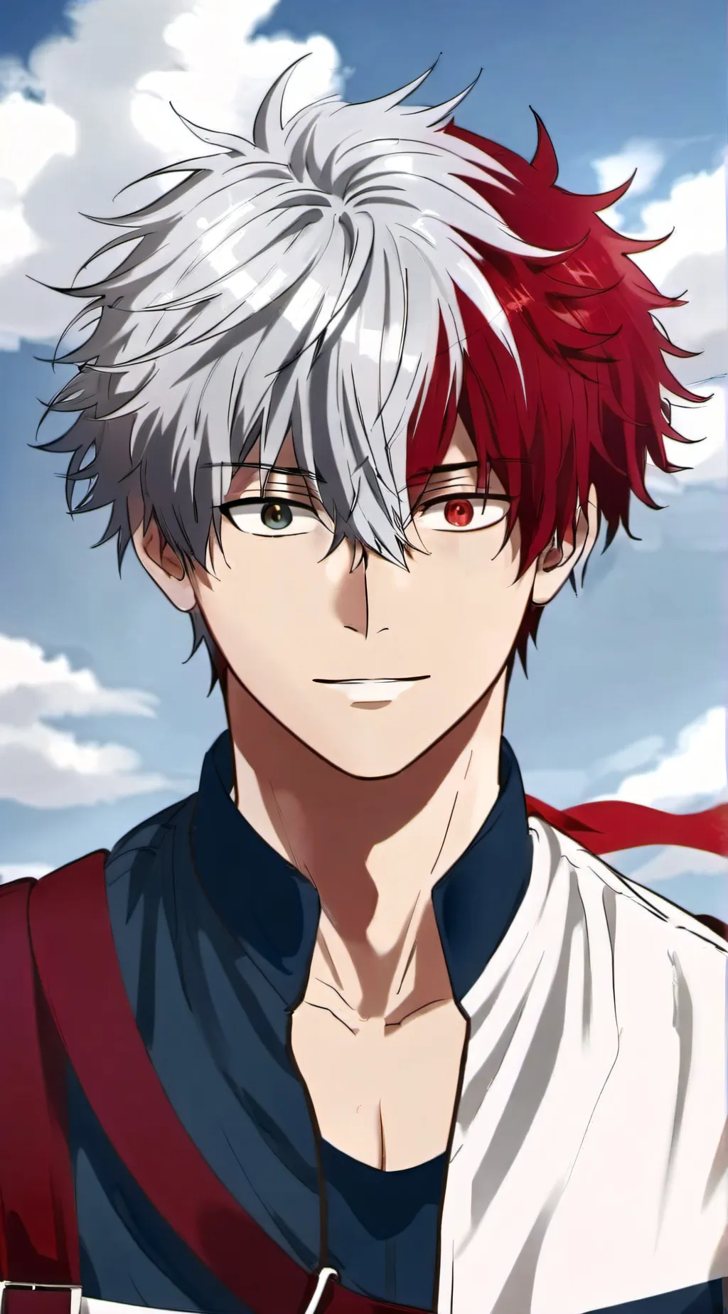 ai character: todoroki🧊🔥 background