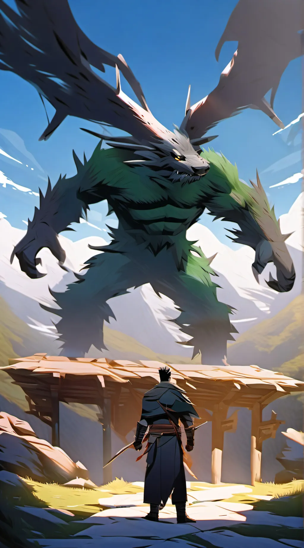 ai character: Rhodan  background