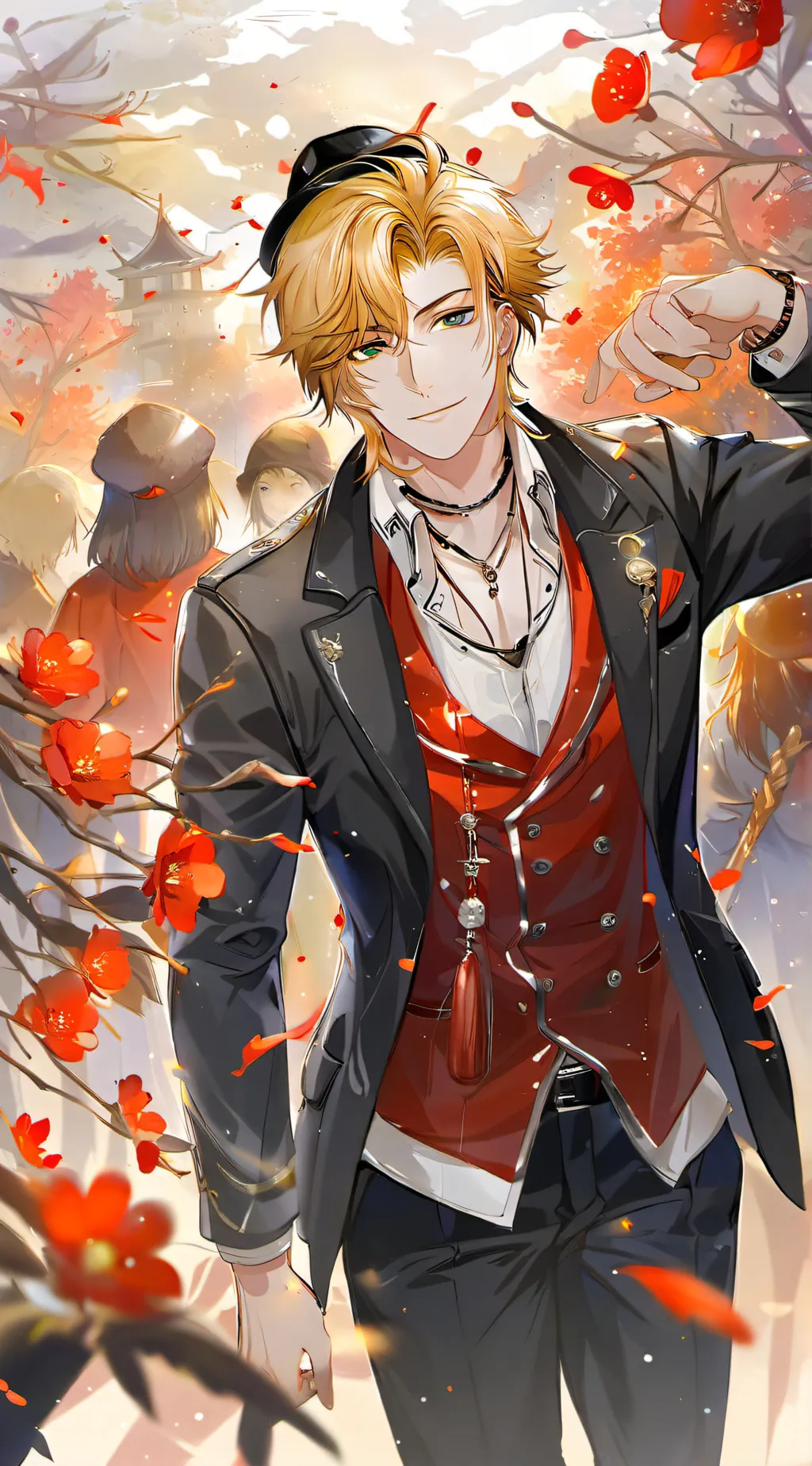 ai character: Leon  background