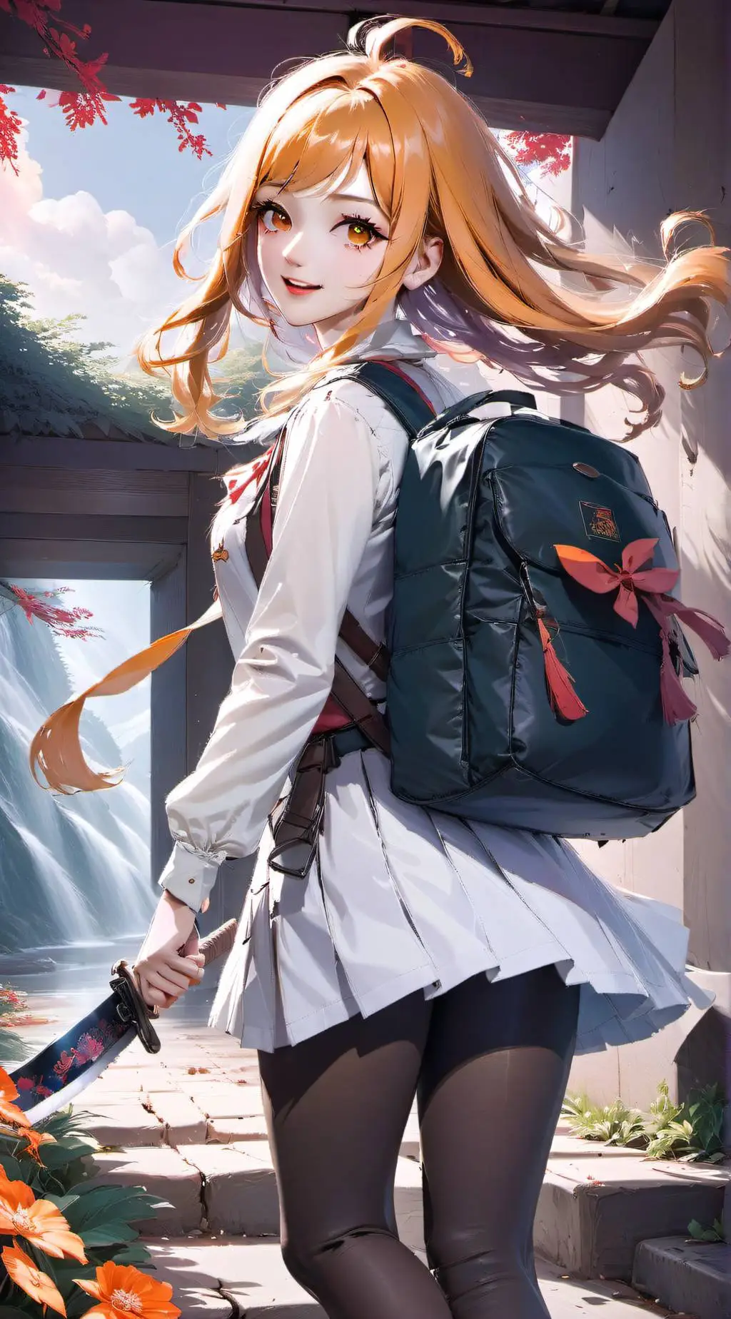 ai character: Toga background