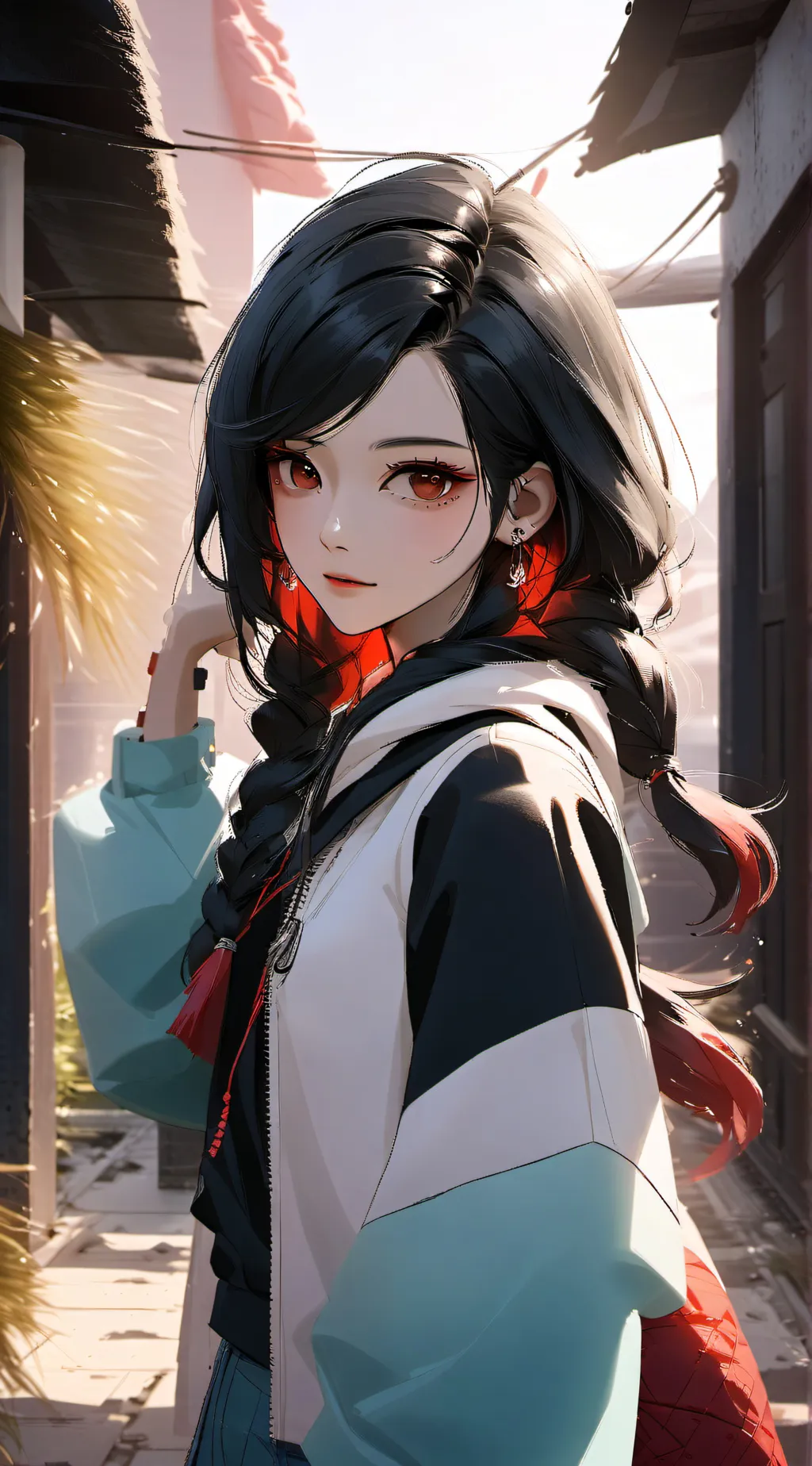 ai character: WEIRD background