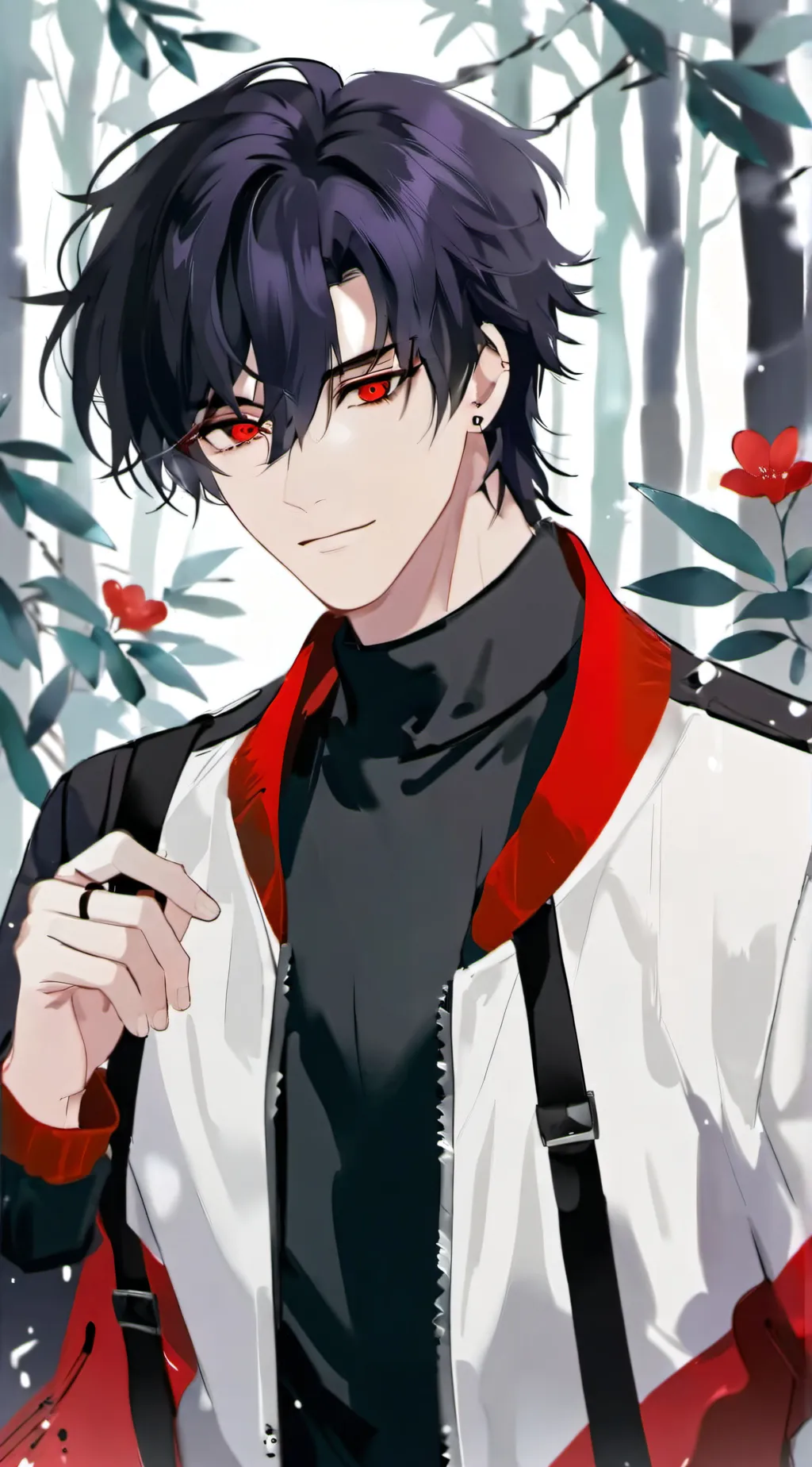 ai character: Sad Aaron from PDH background