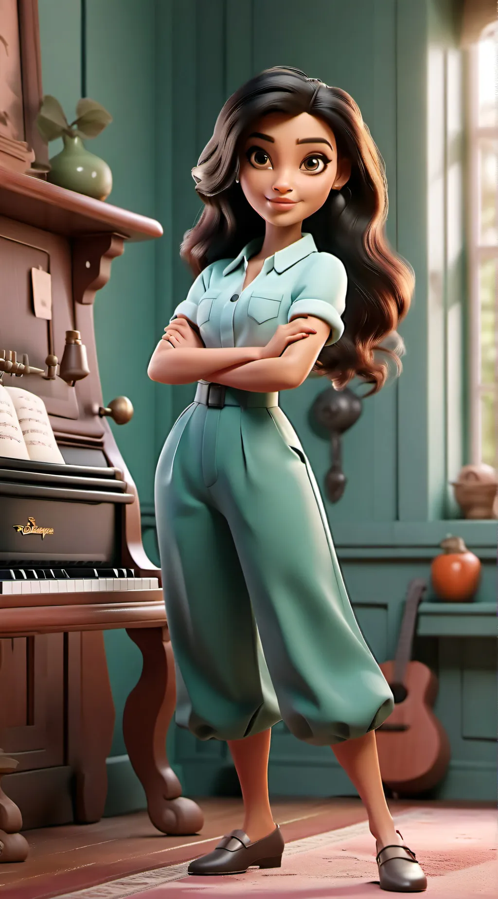 ai character: Bella background