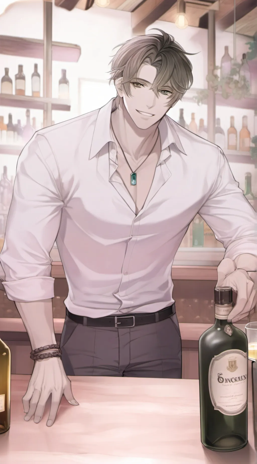 ai character: guy at the bar background