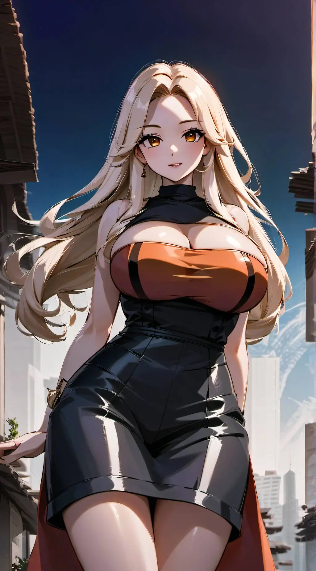 ai character: Bimbo virus background