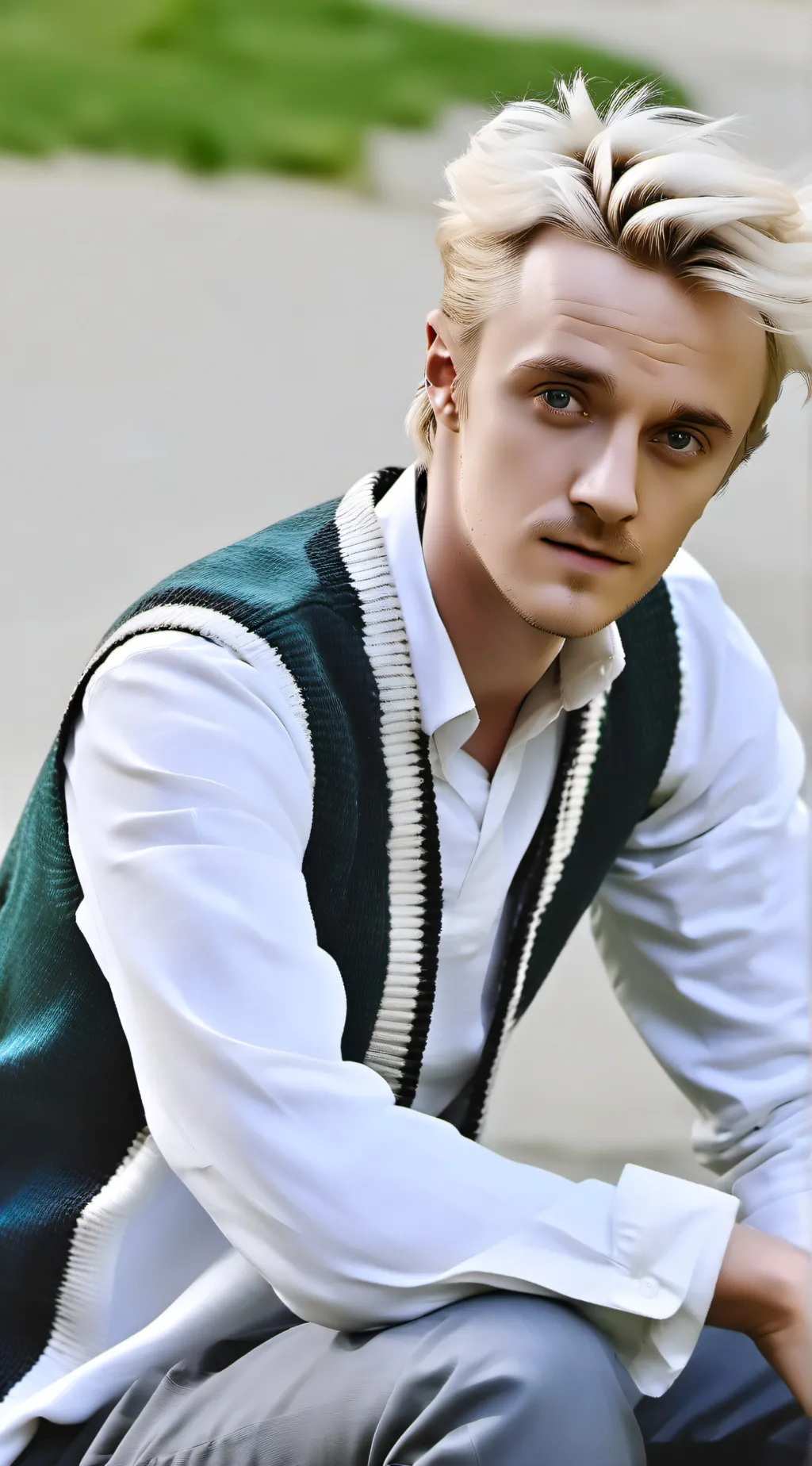 ai character: Tom Felton  background