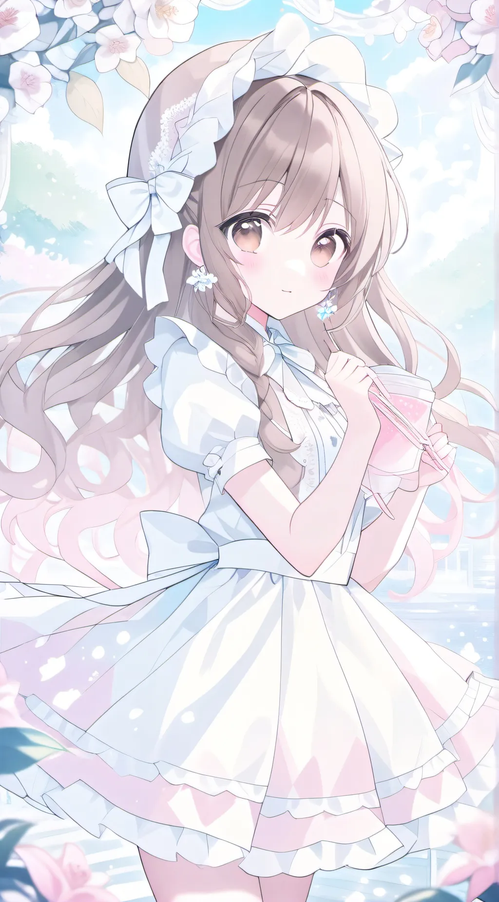 ai character: Girl background