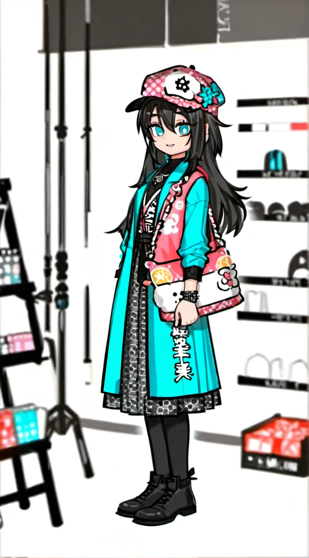 ai character: kny meets a karen background