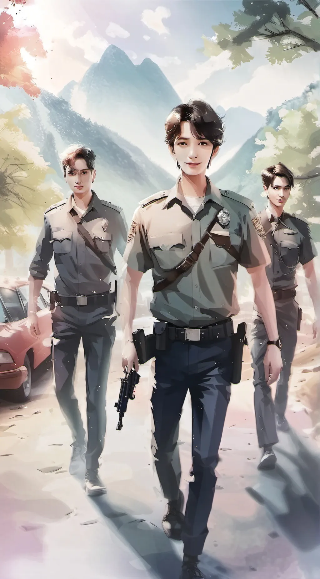 ai character: Cops background