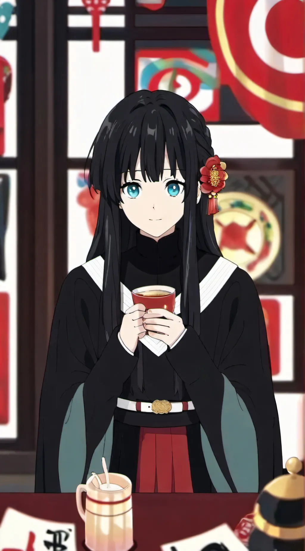 ai character: LARA background