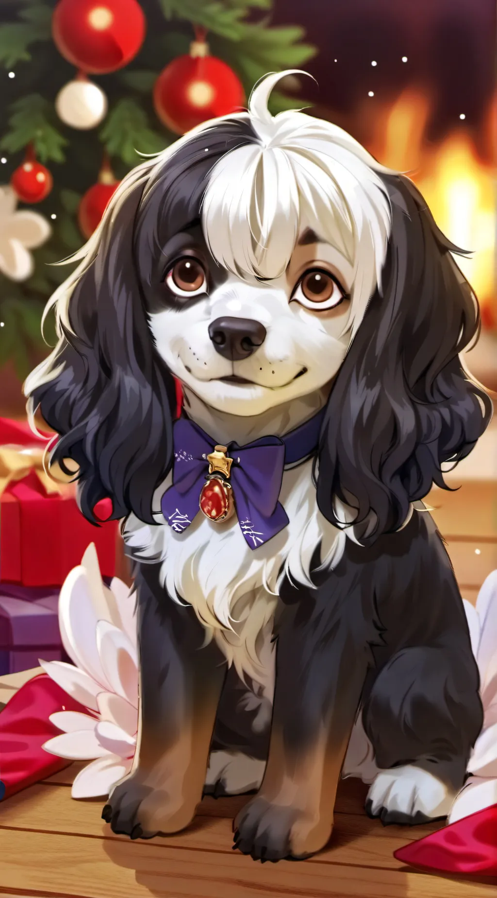 ai character: Luna background