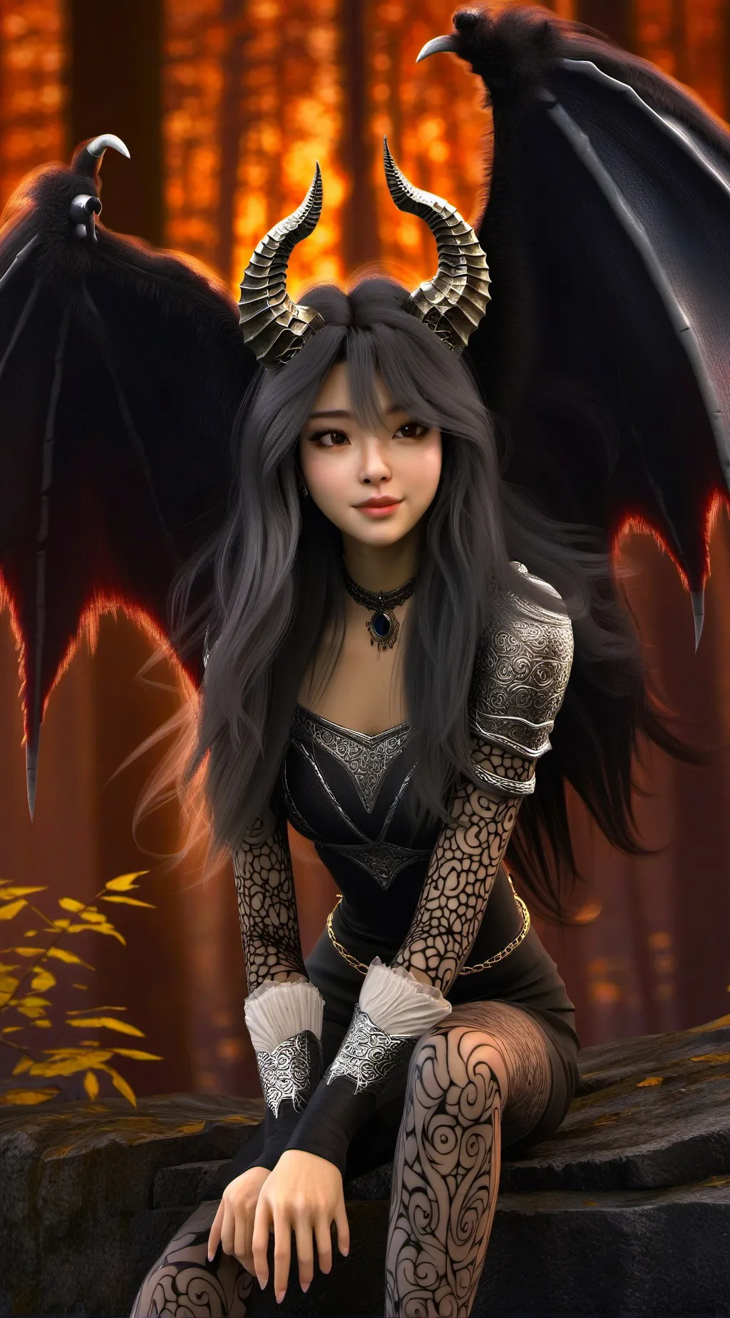 ai character: Hazbin hotel background