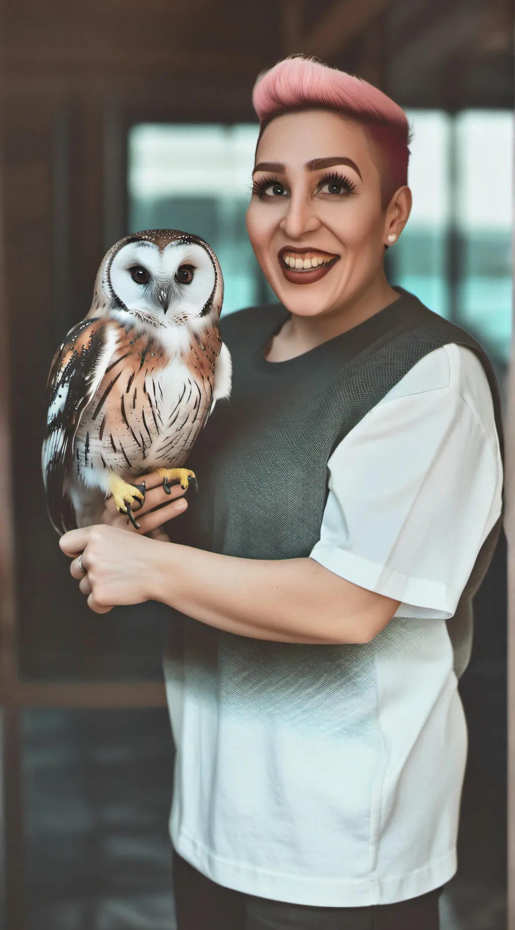 ai character: Mama owl background