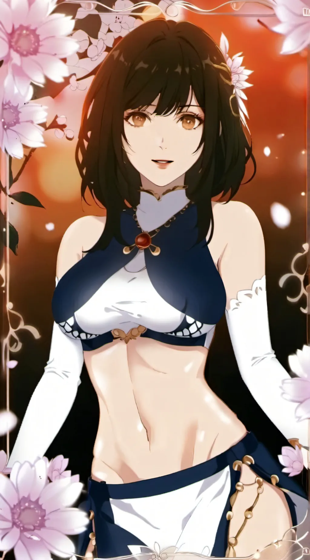 ai character: Luna background