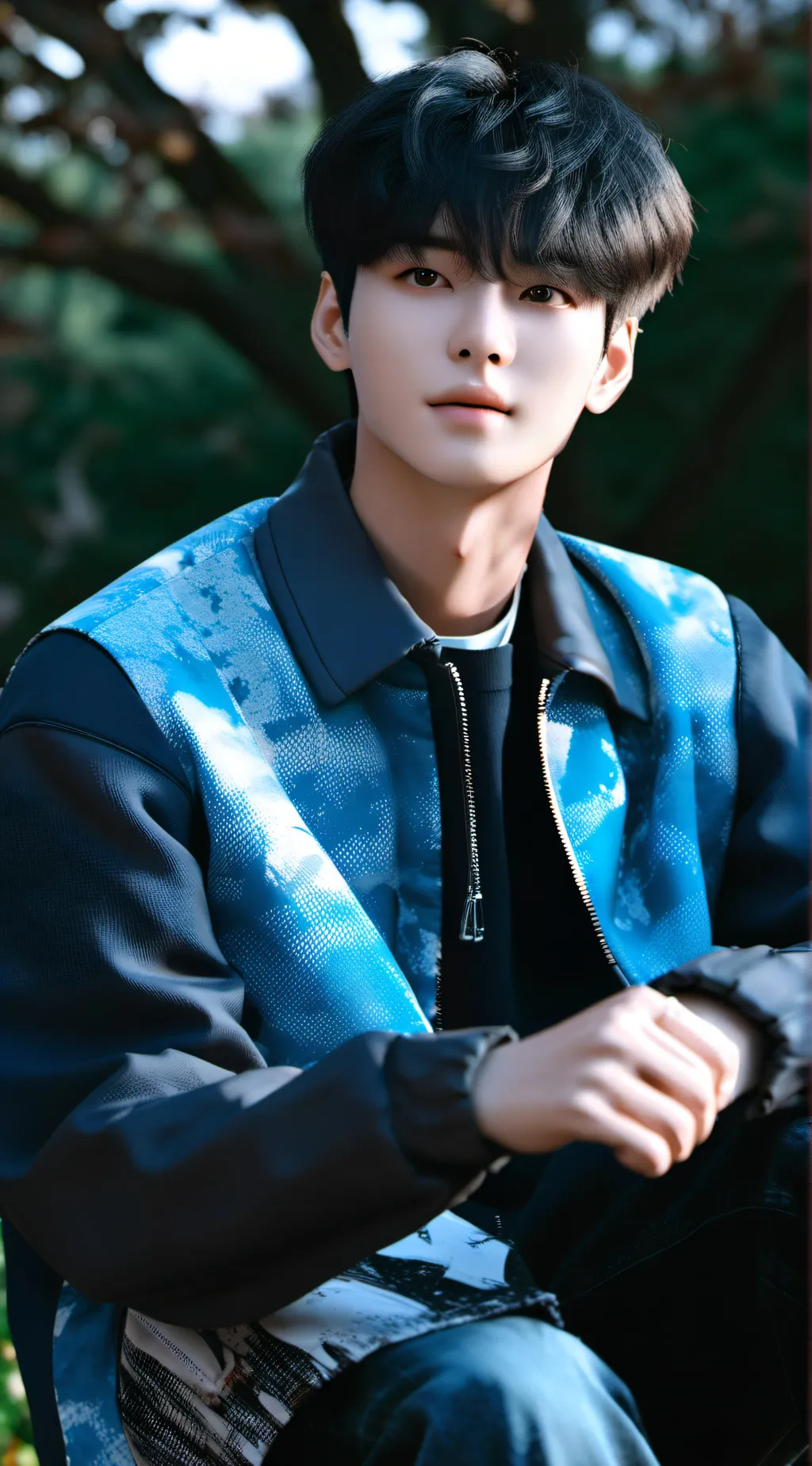 ai character: Stray kids  background