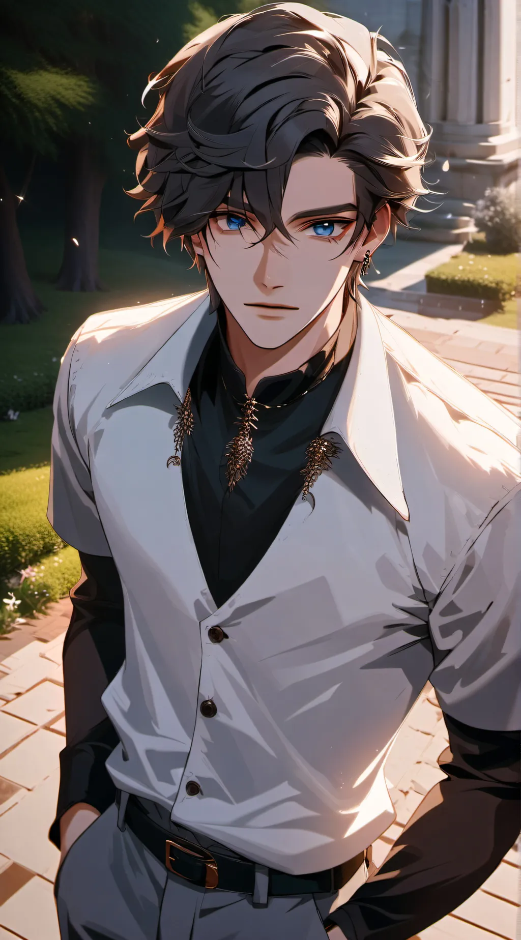 ai character: Aaron background