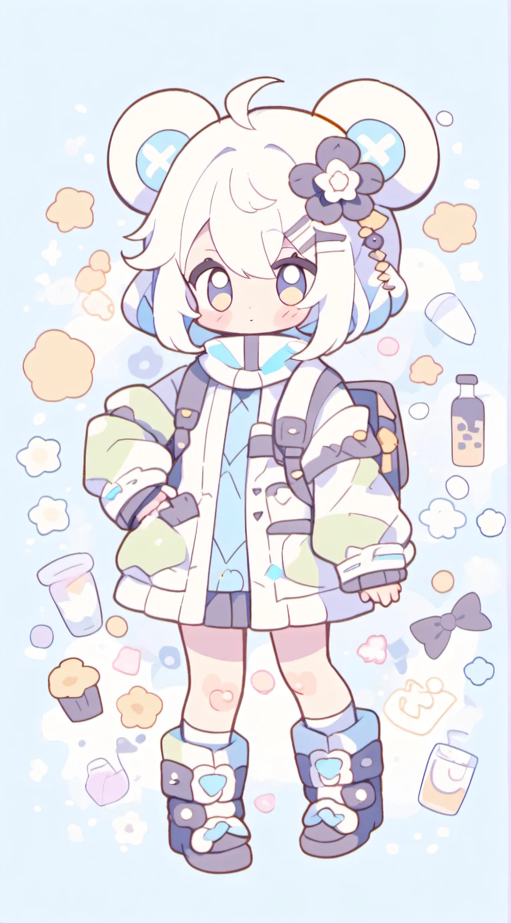 ai character: Quackity background