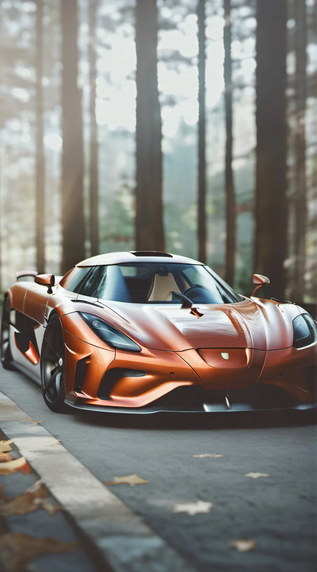 ai character: Koenigsegg background