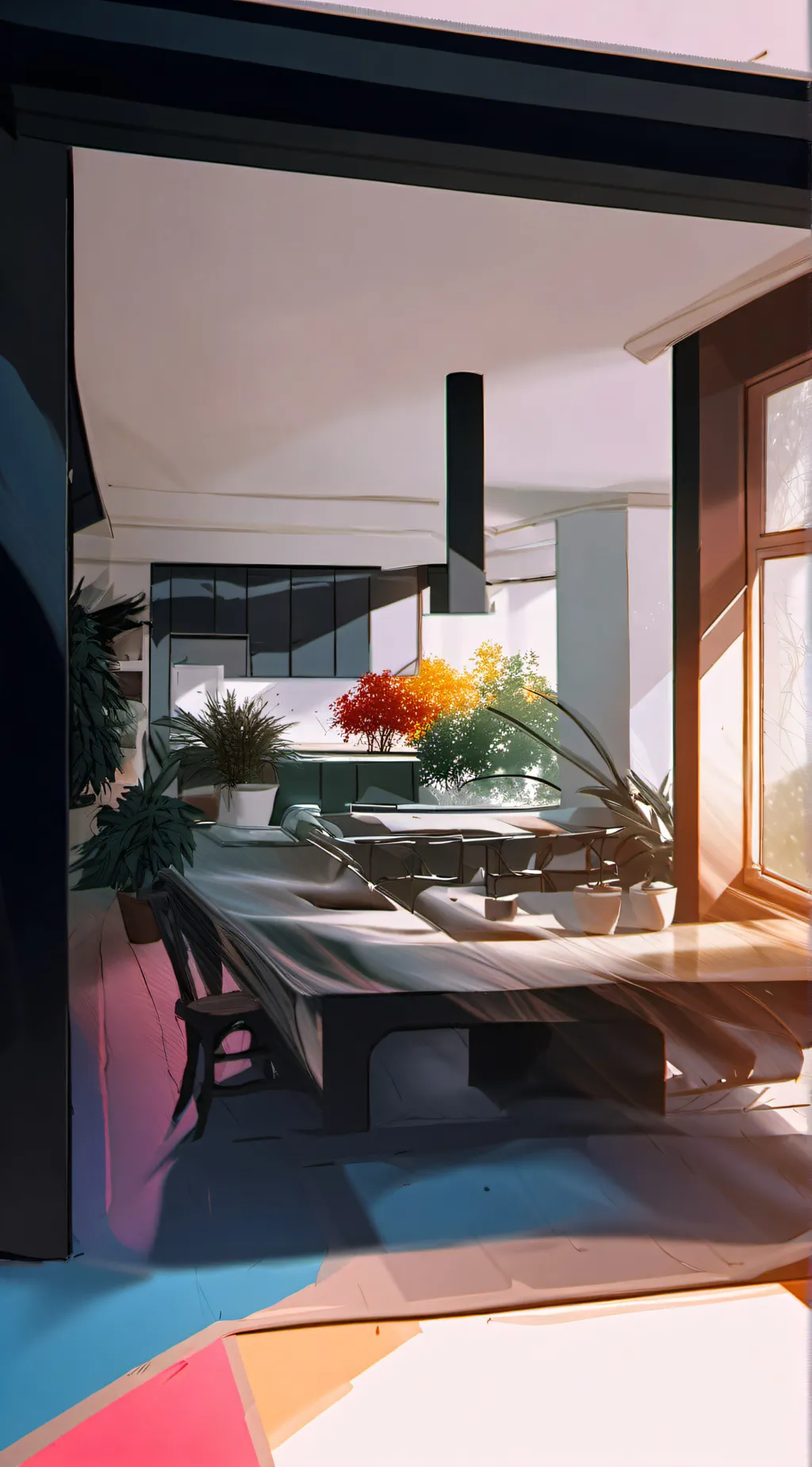 ai character: countryhuman lunch background