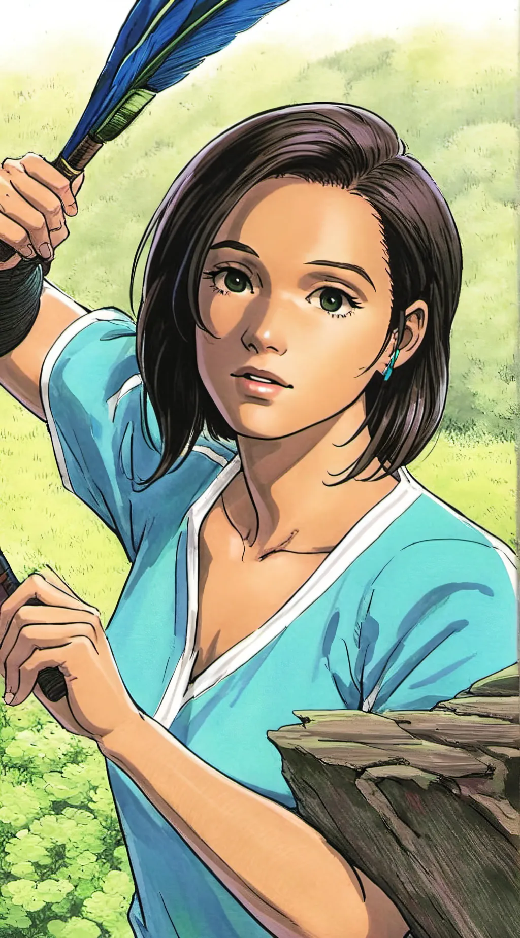 ai character: Jill valentine background