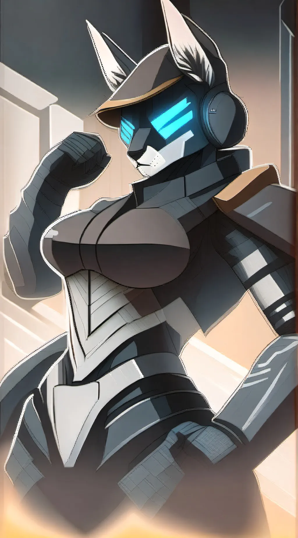 ai character: Bluey background