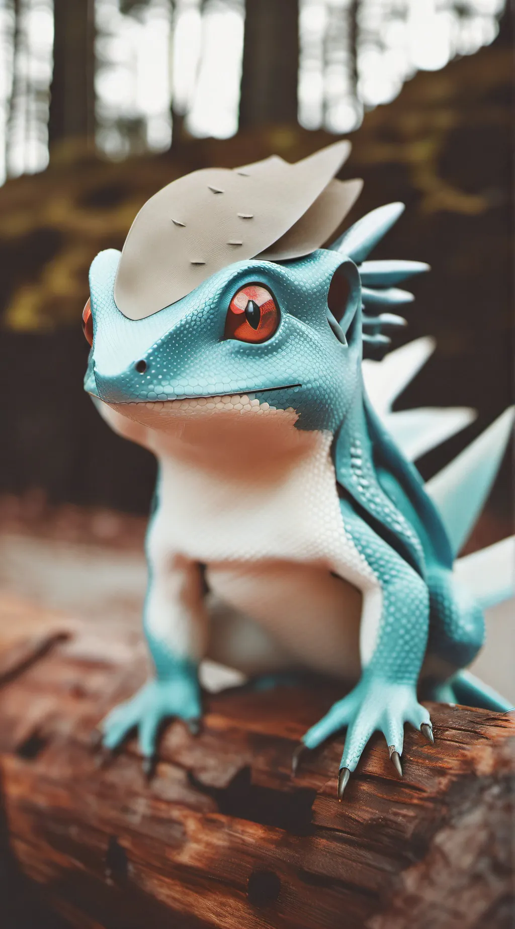 ai character: lizard background