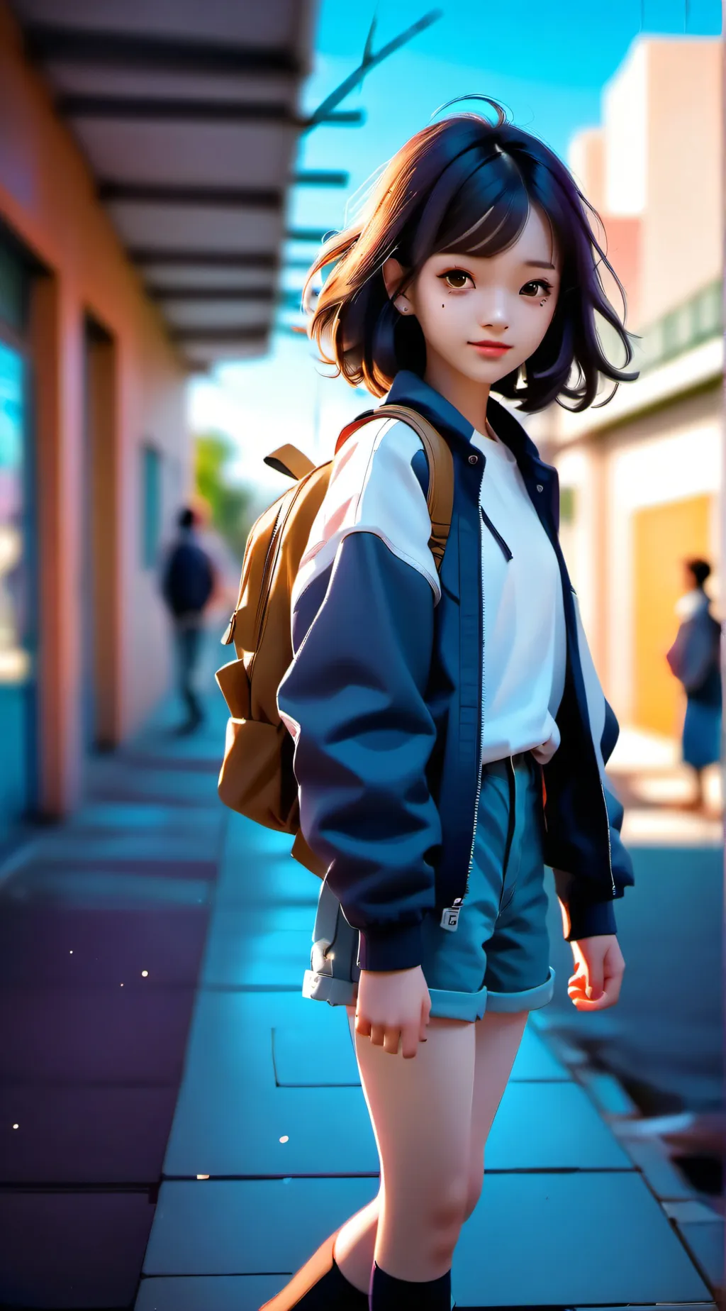 ai character: mia andersin background