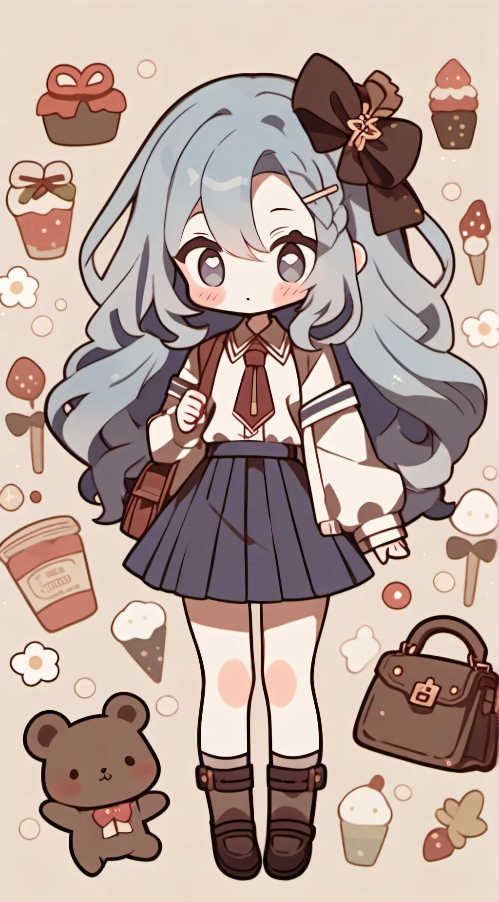 ai character: Sky background